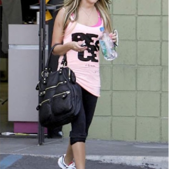 Linea Pelle Dylan Bag  Tan/Yellow - Picture 11 of 13